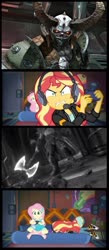 Size: 543x1241 | Tagged: safe, fluttershy, sunset shimmer, equestria girls, g4, game stream, spoiler:eqg series (season 2), converse, doom, doom eternal, gamer, gamer sunset, gamershy, marauder, psycho gamer sunset, shoes, sunset shimmer frustrated at game, tell me what you need