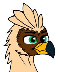 Size: 1556x1924 | Tagged: safe, artist:summerium, oc, oc only, oc:serilde, griffon, female, sierra nevada, simple background, solo, transparent background