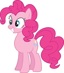 Size: 4298x4923 | Tagged: safe, artist:spencethenewbie, pinkie pie, earth pony, pony, g4, too many pinkie pies, absurd resolution, female, simple background, solo, transparent background, vector