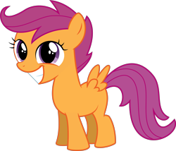 Size: 3694x3160 | Tagged: safe, artist:spencethenewbie, scootaloo, pony, g4, one bad apple, .ai available, female, high res, simple background, solo, transparent background, vector