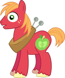 Size: 4519x5376 | Tagged: safe, artist:spencethenewbie, big macintosh, pony, g4, hearts and hooves day (episode), absurd resolution, male, simple background, solo, transparent background, vector