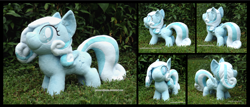 Size: 4102x1754 | Tagged: safe, artist:peruserofpieces, oc, oc:snowdrop, pegasus, pony, blind, female, filly, irl, mare, photo, plushie, solo