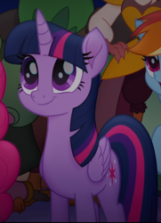 Size: 482x664 | Tagged: safe, screencap, twilight sparkle, alicorn, pony, g4, my little pony: the movie, cropped, cute, female, folded wings, mare, smiling, solo, twiabetes, twilight sparkle (alicorn), wings