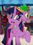 Size: 603x813 | Tagged: safe, screencap, spike, twilight sparkle, alicorn, pony, g4, my little pony: the movie, cropped, crown, duo, female, floppy ears, jewelry, male, nervous, regalia, twilight sparkle (alicorn)