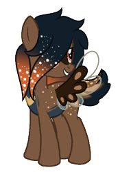 Size: 430x616 | Tagged: safe, artist:dashie-washie, oc, oc only, pegasus, pony, base used, butterfly wings, ethereal mane, female, galaxy mane, looking back, mare, pegasus oc, simple background, smiling, solo, transparent background, wings