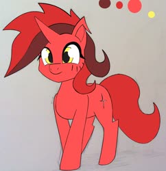 Size: 1988x2052 | Tagged: artist needed, safe, artist:pure red, oc, oc only, oc:pure red, pony, unicorn, cutie mark, solo