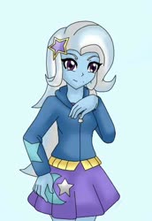 Size: 330x480 | Tagged: safe, artist:mariathecosmicduelis, trixie, equestria girls, g4, female, solo