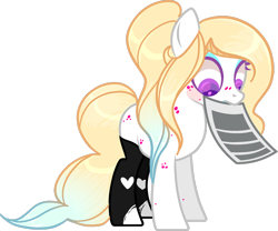 Size: 1280x1065 | Tagged: safe, artist:frostwyrmsfury, oc, oc only, oc:imperial lace, earth pony, pony, female, mare, mouth hold, paper, simple background, solo, transparent background