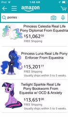 Size: 1080x1920 | Tagged: artist needed, safe, edit, vector edit, princess celestia, princess luna, twilight sparkle, alicorn, pony, g4, amazon.com, april fools, ipod, irl, mixed media, photo, ponies for sale, ponies in real life, sale, shut up and take my money, twilight sparkle (alicorn), vector