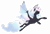 Size: 3700x2500 | Tagged: safe, artist:jackiebloom, oc, oc only, oc:morfeo, alicorn, bat pony, bat pony alicorn, pony, bat wings, ethereal mane, high res, horn, male, simple background, solo, transparent background, wings