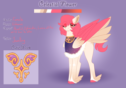 Size: 3500x2454 | Tagged: safe, artist:nobleclay, oc, oc only, oc:celestial flower, pegasus, pony, female, high res, mare, solo, tail feathers, two toned wings, wings