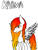 Size: 2121x2828 | Tagged: safe, artist:prismicdiamondart, oc, oc only, oc:karma, pegasus, pony, eye scar, high res, pegasus oc, scar, simple background, solo, white background, wings