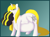 Size: 3009x2235 | Tagged: safe, artist:shadypixels, oc, oc:bug-zapper, oc:snow veil, earth pony, pony, unicorn, belly, female, high res, horn, mare, oral vore, story in the source, tail, tail sticking out, vore