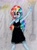 Size: 2185x2914 | Tagged: safe, artist:liaaqila, rainbow dash, equestria girls, g4, armpits, beautiful wet black dress, black dress, clothes, commission, commissioner:ajnrules, dress, female, high res, little black dress, microphone, rain, rainbow dash always dresses in style, singing, sleeveless, smiling, solo, traditional art, wet, wet clothes, wet dress