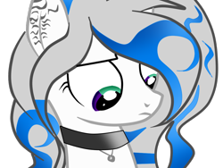 Size: 1024x768 | Tagged: safe, artist:applerougi, oc, oc only, oc:blue tiger, pony, unicorn, bust, female, mare, portrait, simple background, solo, transparent background