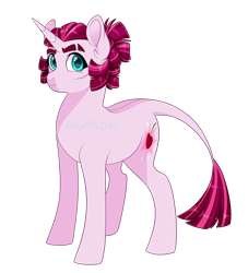 Size: 2108x2323 | Tagged: safe, artist:gigason, oc, oc only, pony, unicorn, female, glasses, high res, magical lesbian spawn, mare, offspring, parent:tempest shadow, parent:twilight sparkle, parents:tempestlight, simple background, solo, transparent background