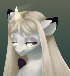 Size: 1272x1380 | Tagged: safe, artist:nika-rain, oc, oc only, ghost, pony, undead, bust, female, portrait, sketch, solo