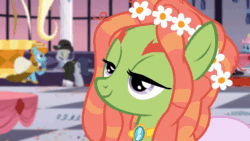 Size: 600x338 | Tagged: safe, screencap, tree hugger, earth pony, pony, g4, make new friends but keep discord, animated, female, gif, solo focus, talking