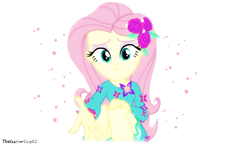 Size: 815x469 | Tagged: safe, artist:thegamerguy02, fluttershy, equestria girls, equestria girls series, g4, lost and pound, spoiler:choose your own ending (season 2), spoiler:eqg series (season 2), female, simple background, solo, transparent background