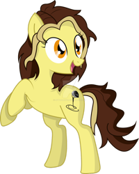Size: 800x999 | Tagged: safe, pony, claudia motta, ponified, simple background, solo, transparent background