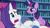 Size: 1920x1080 | Tagged: safe, screencap, rarity, twilight sparkle, alicorn, pony, unicorn, dragon dropped, g4, bookshelf, duo, fainting couch, female, library, mare, messy mane, on back, pillow, twilight sparkle (alicorn), twilight's castle, twilight's castle library