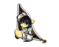 Size: 2560x2048 | Tagged: safe, artist:sugar morning, pony, anime, bruno buccellati, bruno bucciarati, bust, clothes, colored, crossover, gijinka, hairpin, high res, jojo's bizarre adventure, male, meme, ponified, simple background, solo, stallion, sticky fingers, transparent background, void, zipper