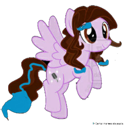 Size: 800x817 | Tagged: safe, pony, background removed, carla castañeda, ponified, simple background, solo, transparent background, voice actor