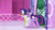 Size: 711x400 | Tagged: safe, screencap, rarity, twilight sparkle, alicorn, pony, a-dressing memories, g4, my little pony: friendship is forever, glasses, measuring tape, rarity's glasses, twilight sparkle (alicorn)