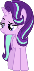 Size: 4000x8337 | Tagged: safe, artist:melisareb, starlight glimmer, pony, unicorn, a-dressing memories, g4, my little pony: friendship is forever, .svg available, absurd resolution, dreamworks face, female, inkscape, lidded eyes, mare, simple background, solo, transparent background, vector