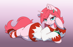 Size: 3508x2270 | Tagged: safe, artist:arctic-fox, oc, oc only, oc:diamond stellar, pony, unicorn, choker, clothes, draw me like one of your french girls, dress, female, final fantasy, high heels, high res, hoodie, jewelry, mare, patreon, patreon reward, shoes, simple background, white mage