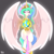 Size: 4000x4000 | Tagged: safe, artist:tatemil, princess celestia, alicorn, pony, g4, ear fluff, earth, eyes closed, female, giantlestia, glowing horn, horn, macro, magic, mare, pony bigger than a planet, solo, spread wings, wings