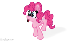 Size: 3840x2160 | Tagged: safe, artist:llamalauncher, pinkie pie, earth pony, pony, g4, female, high res, solo, tongue out