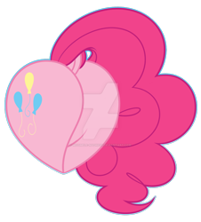 Size: 1600x1768 | Tagged: safe, artist:thehaywaiianhorse, pinkie pie, earth pony, pony, g4, balloonbutt, butt, butt only, cutie mark, deviantart watermark, dock, featureless crotch, female, heart butt, mare, misleading thumbnail, obtrusive watermark, plot, rear view, simple background, solo, tail, tail aside, transparent background, watermark