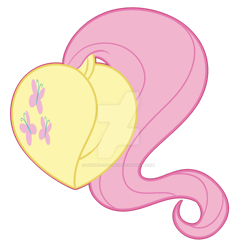 Size: 1600x1687 | Tagged: safe, artist:thehaywaiianhorse, fluttershy, pegasus, pony, g4, butt, butt only, cutie mark, deviantart watermark, dock, featureless crotch, female, flutterbutt, heart butt, mare, obtrusive watermark, plot, rear view, simple background, solo, tail, tail aside, transparent background, watermark