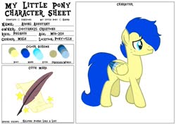 Size: 1024x725 | Tagged: safe, oc, oc only, oc:aiding assistant, pegasus, pony, photo, reference sheet, solo