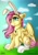 Size: 1600x2263 | Tagged: safe, artist:julunis14, fluttershy, pegasus, pony, g4, animal costume, bunny costume, bunny ears, bunnyshy, chest fluff, clothes, costume, cute, ear fluff, female, floppy ears, grass, jewelry, looking at you, mare, necklace, outdoors, raised hoof, shyabetes, sitting, smiling, socks, solo, spread wings, three quarter view, white socks, wings