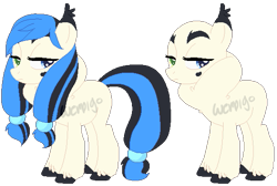 Size: 569x382 | Tagged: safe, artist:skulifuck, oc, oc only, earth pony, pony, bald, base used, bedroom eyes, duo, earth pony oc, frown, simple background, tattoo, transparent background, unamused, unshorn fetlocks, watermark