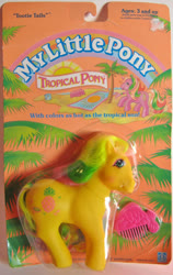 Size: 503x798 | Tagged: safe, photographer:cookhuman, tootie tails, g1, official, irl, packaging, photo, toy, tropical ponies