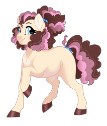 Size: 2554x3000 | Tagged: safe, artist:gigason, oc, oc only, earth pony, pony, female, high res, mare, offspring, parent:cheese sandwich, parent:pinkie pie, parents:cheesepie, simple background, solo, transparent background
