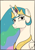 Size: 475x673 | Tagged: safe, alternate version, artist:therealpillowcat, princess celestia, alicorn, pony, g4, bust, eyelashes, female, jewelry, mare, peytral, solo, tiara