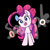 Size: 1134x1134 | Tagged: safe, artist:未知的生物, pinkie pie, earth pony, pony, g4, female, obtrusive watermark, solo, watermark