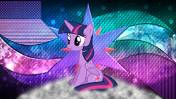 Size: 3840x2160 | Tagged: safe, artist:andoanimalia, artist:laszlvfx, edit, twilight sparkle, alicorn, pony, g4, cloud, female, high res, solo, twilight sparkle (alicorn), wallpaper, wallpaper edit