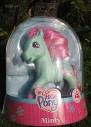 Size: 654x912 | Tagged: safe, photographer:sosilver, minty, g3, official, female, irl, misleading thumbnail, packaging, photo, toy, winter minty