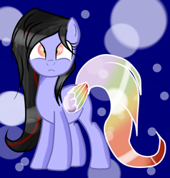 Size: 872x916 | Tagged: safe, artist:applerougi, oc, oc only, pegasus, pony, colored wings, female, mare, solo, wings