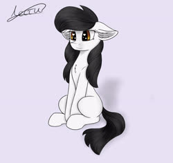 Size: 3500x3300 | Tagged: source needed, useless source url, safe, artist:lesti, oc, oc only, earth pony, pony, female, high res, mare, signature, simple background, sitting, solo, white background