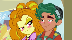 Size: 1280x720 | Tagged: safe, artist:themexicanpunisher, edit, edited screencap, screencap, adagio dazzle, timber spruce, equestria girls, g4, my little pony equestria girls: rainbow rocks, argument in the comments, female, male, shipping, straight, timberdazzle