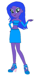 Size: 263x580 | Tagged: safe, artist:optimusv42, starsong, equestria girls, g4, belly button, fan version, female, midriff, simple background, solo, transparent background