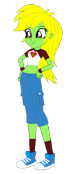 Size: 254x582 | Tagged: safe, artist:optimusv42, oc, oc only, oc:jungle heart, gorilla, equestria girls, g4, bare midriff, belly button, converse, jungle girl, shoes, simple background, solo, tarzan, transparent background
