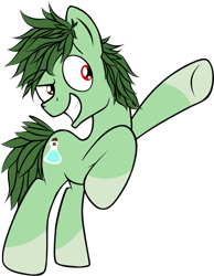 Size: 993x1280 | Tagged: safe, artist:crescent moon (mlpforums.com), oc, oc only, oc:mwana wamsitu, pony, cutie mark, forest pony, heterochromia, pansexual, pose, simple background, solo, transparent background