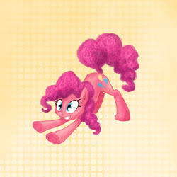 Size: 2048x2048 | Tagged: safe, artist:pfeffaroo, part of a set, pinkie pie, earth pony, pony, g4, abstract background, female, high res, mare, solo